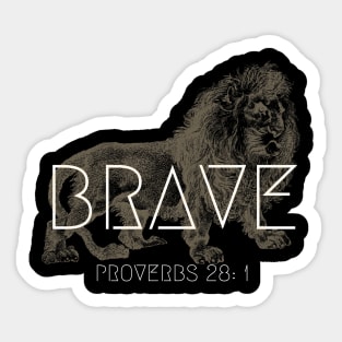 Brave Sticker